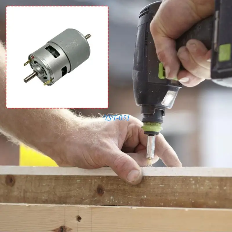 E15A 21V Copper Wire Motor with Double Shaft Grinder Motor For Metal And Polishing With Overheat