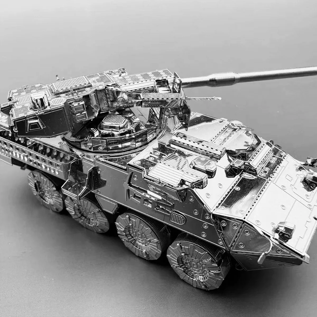 Stryker armored vehicle Tank Assembly Model DIY 3D Laser Cut Model Puzzle Toys for Adult Children Gifts