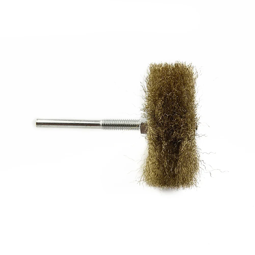 High quality Copper wire brush Polishing Brush Brush Copper Plated For Mini Drill Nuclear carving Rotary Wheel