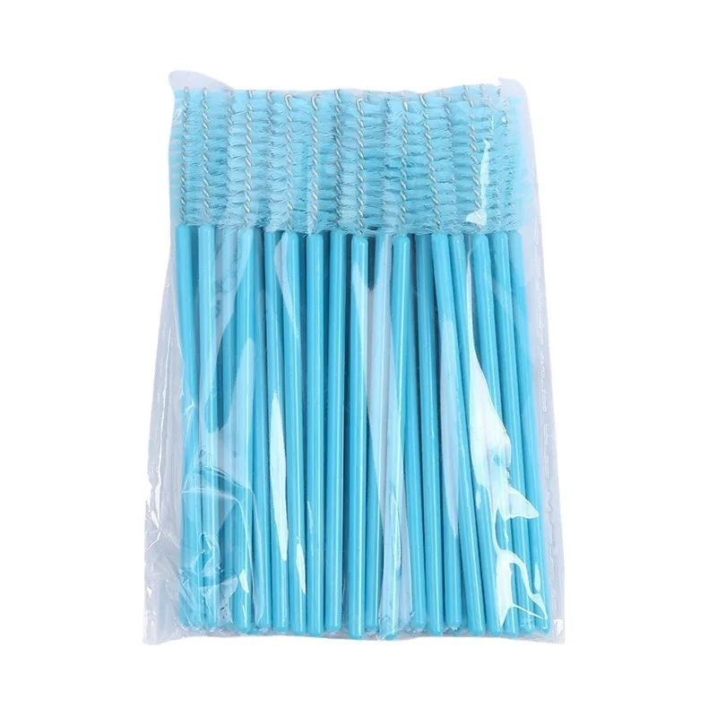 Hot -selling 100Bags/Set Eyelashes Small Brush Beautiful Eyelashes Combs Eyelashes Brush Combing