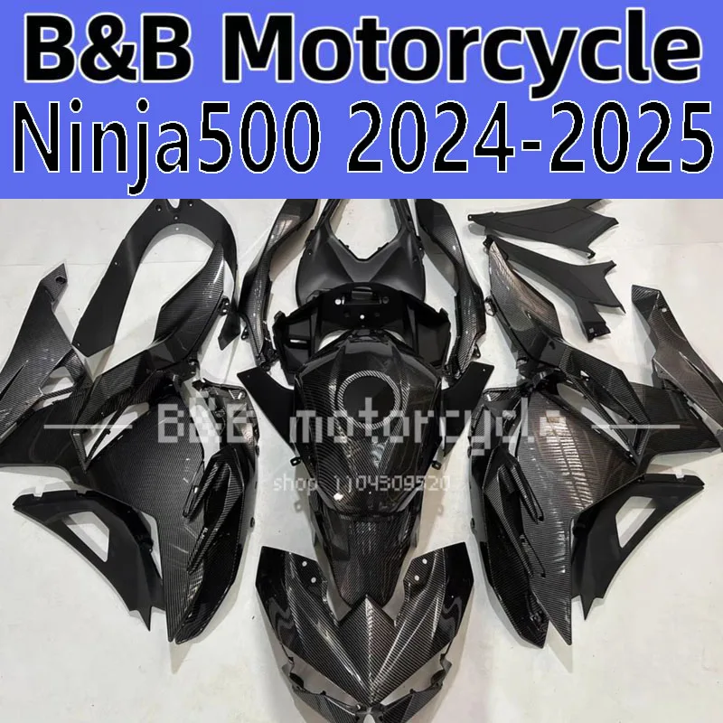 

Для Kawasaki Ninja 500 ninja 500 NINJA 500 NINJA 500 2024-2025 полный комплект обтекателя мотоцикла кузов инъекция углеродного волокна Paniter