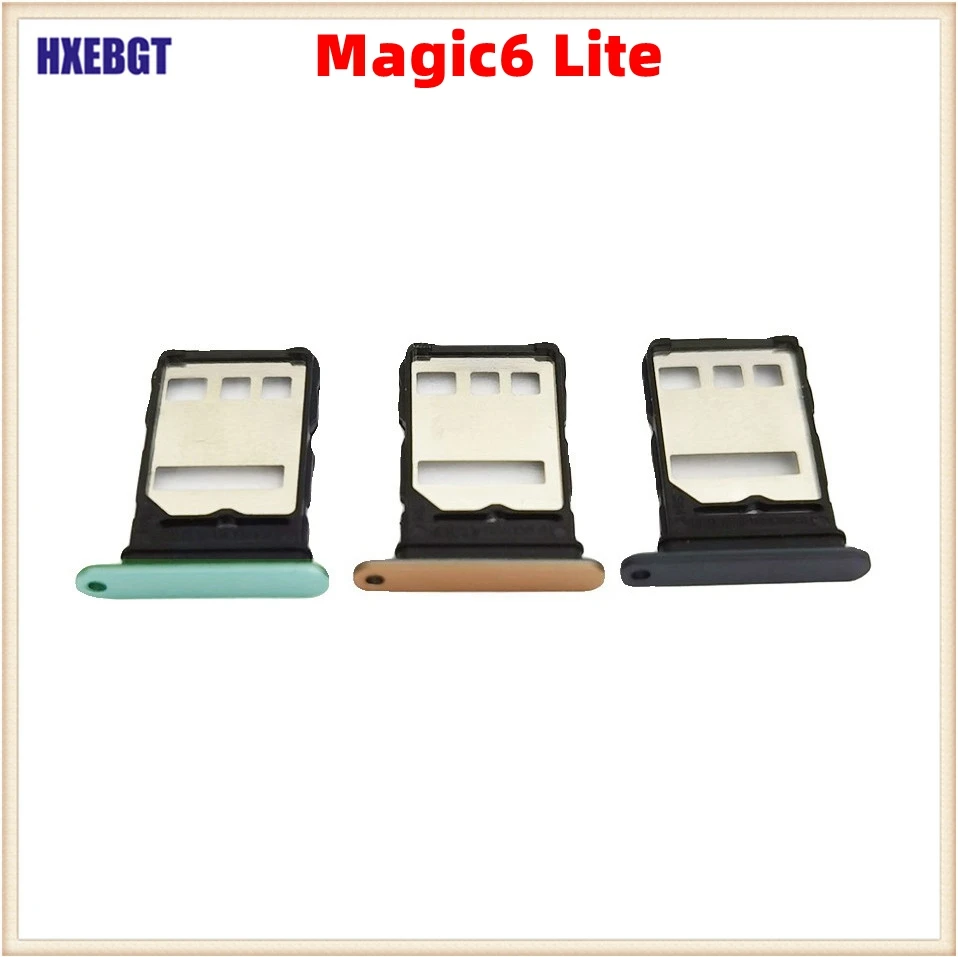 Sim Card Tray For Honor Magic6 Lite Sim Card Holder Sim Slot Holder Tray Magic 6 Lite Smartphone Replacement Parts