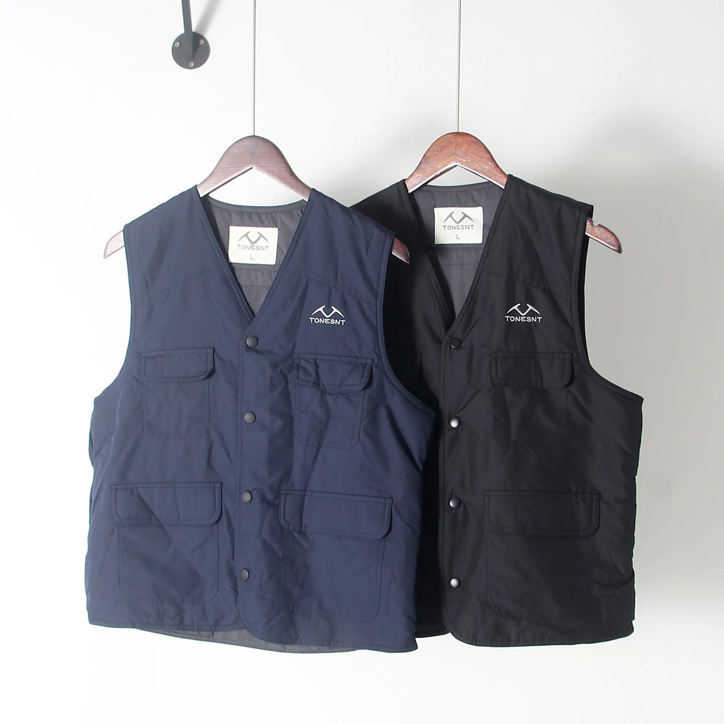 

Мужской легкий хлопковый жилет с V-образным вырезом, осенне-зимний, повседневный, с несколькими карманами, тонкий, модный, для ношения под одеждой