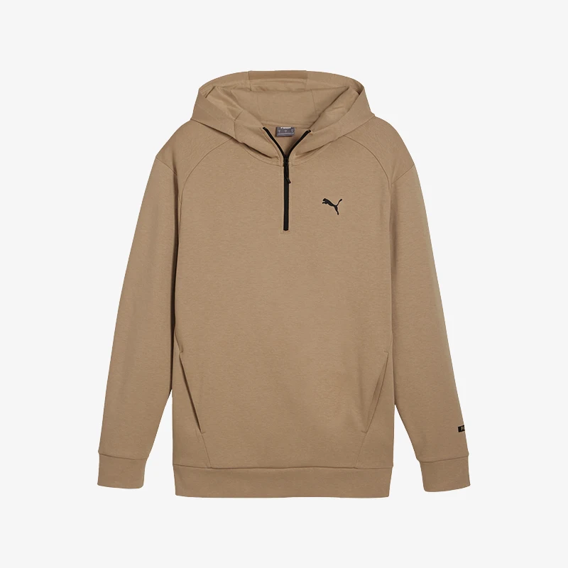 

Новая мужская трикотажная толстовка Puma Authentic с капюшоном и молнией до середины груди, спортивная повседневная, 681289-83