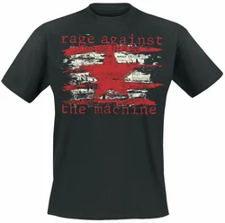 Rage Against The Machine Newspaper Star T-Shirt Black Wholesale O Neck TEE Shirt