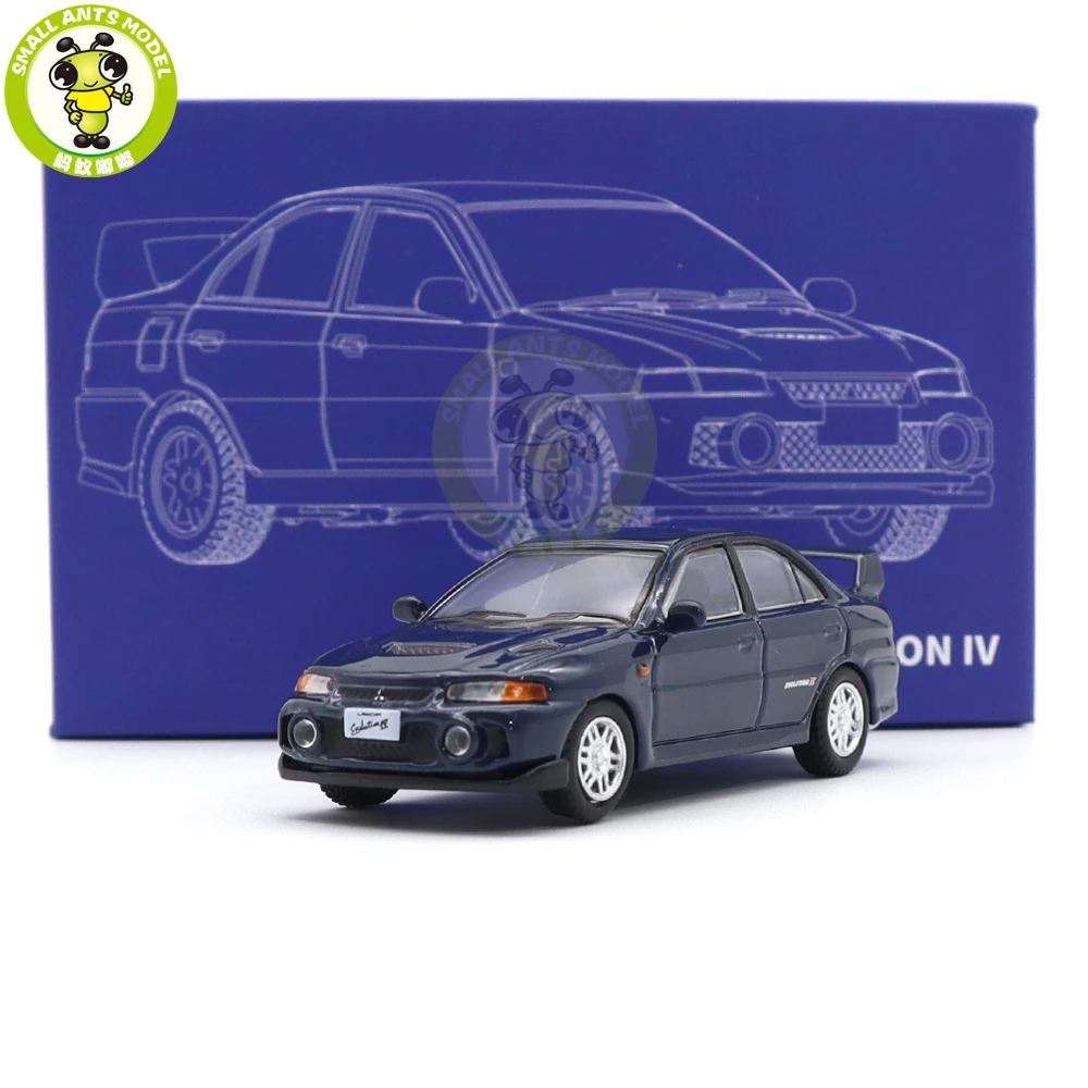 1/64 JKM Lancer Evolution EVO 4 IV Diecast Model Toys Car Gifts For Kids Father Friend