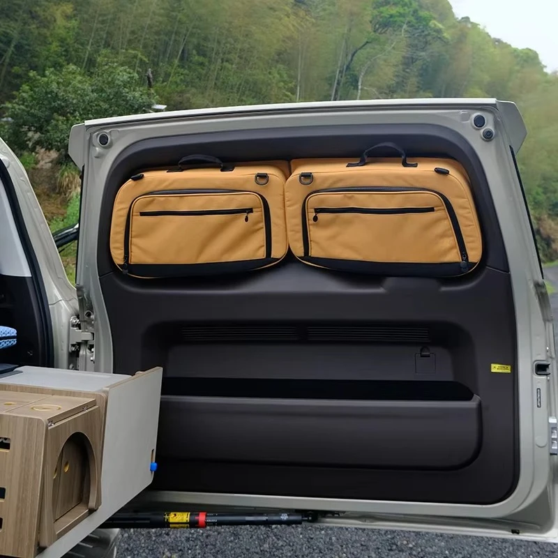 Customized 1200D Oxford Modern Lightweight Flexible Window Storage Bags Pockets Campervan SUV MPV RV Interior Accessories