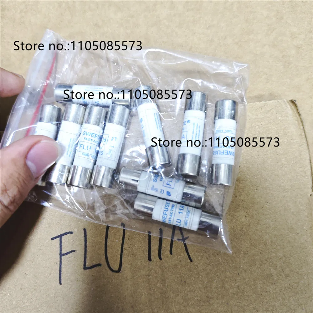 

10 шт. FLU-11A 11A 1000VFLU-44/100A 0,44A 1000 В предохранитель Совершенно новый