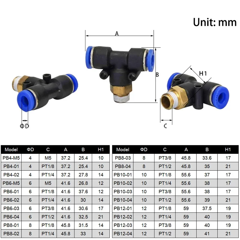Raccordo rapido aria PL PB PH PX, accoppiatore pneumatico in ottone, filettatura BSPT da 1/4"-3/8", per strumenti compressore e sistemi HVAC