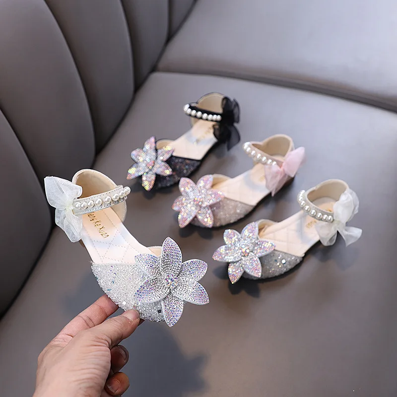 

Модная обувь принцессы для девочек, новинка осени, детская кожаная обувь с бриллиантами, простая универсальная повседневная обувь для девочек, Zapatos De Mujer