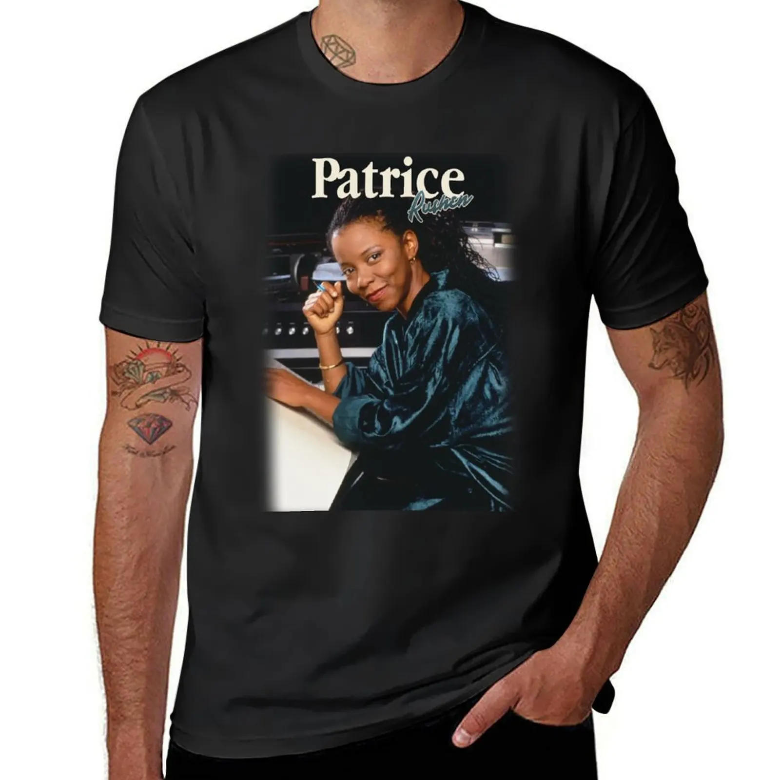 Patrice Rushen R&B / Soul Queen 1980's Design T-Shirt customizeds summer top kawaii clothes mens clothes