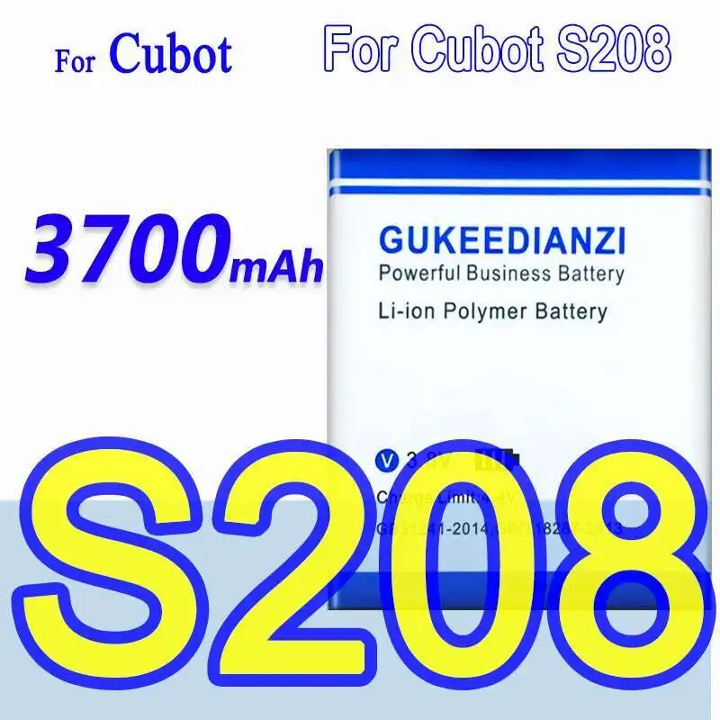 

Надежная замена смартфона Cubot S208, мобильная батарея 3100 мАч, экологически чистая