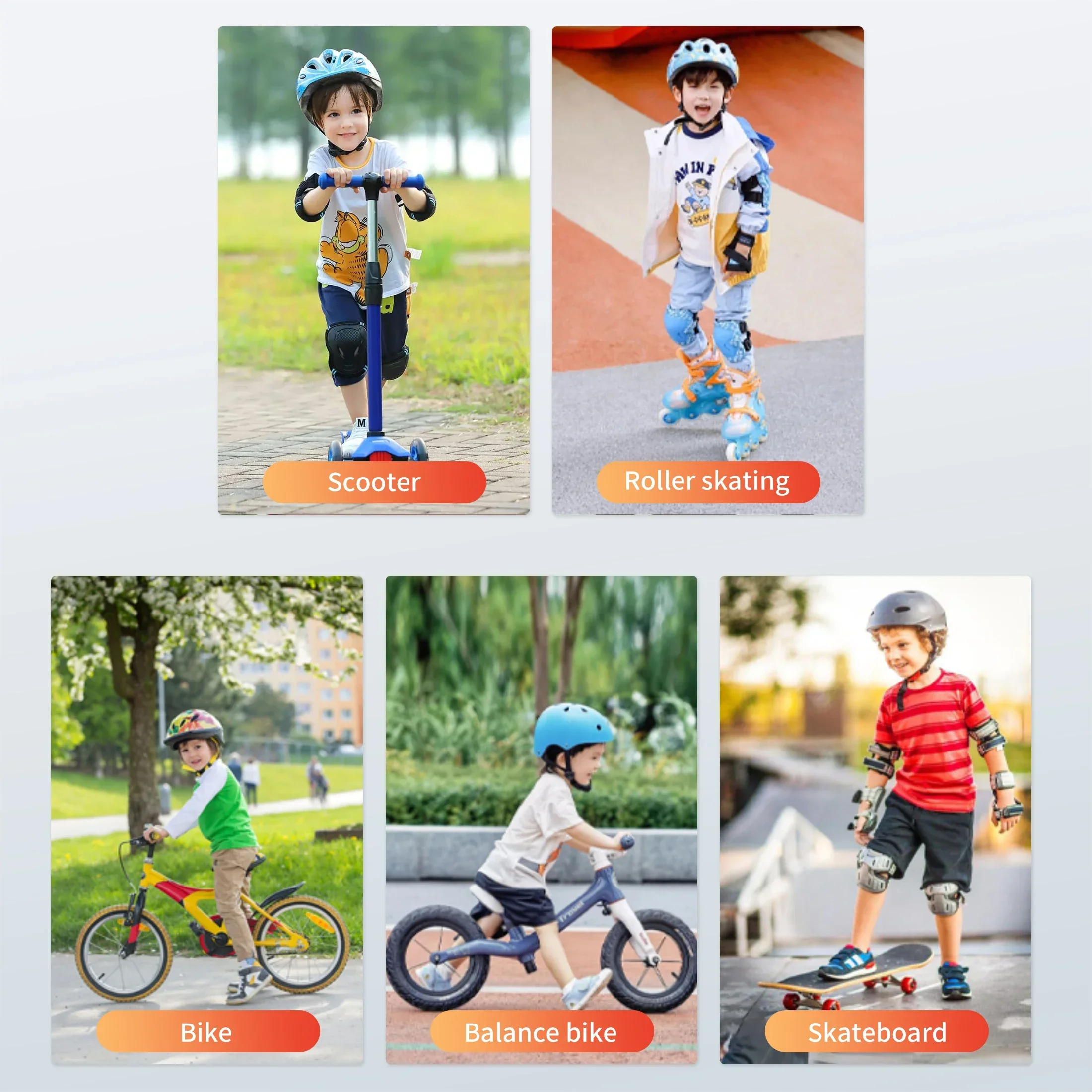 Seeker Children's Bicycle Helmet Outdoor Sports Protective Helmet Children's Balance Car Skateboard Roller Skating Helmet