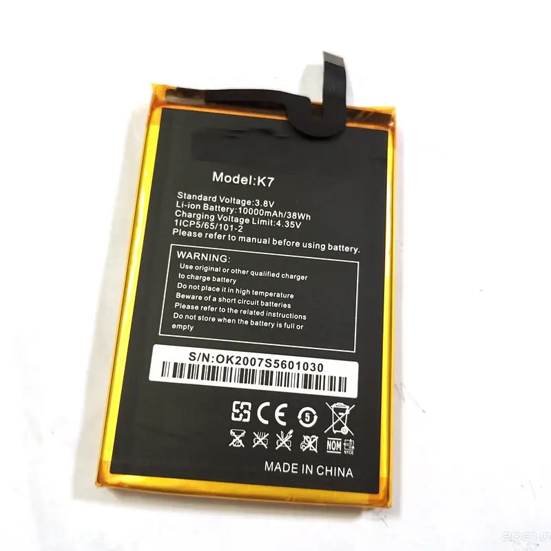 Westrock New High Quality  Battery 10000mAh for Oukitel K7 Cell Phone