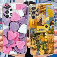 For Samsung Galaxy A32 Case SM-A325F Cover Fashion Printed Soft Clear Phone Cases For Samsung M32 SM-M325F Funda A 32 M 32 Coque