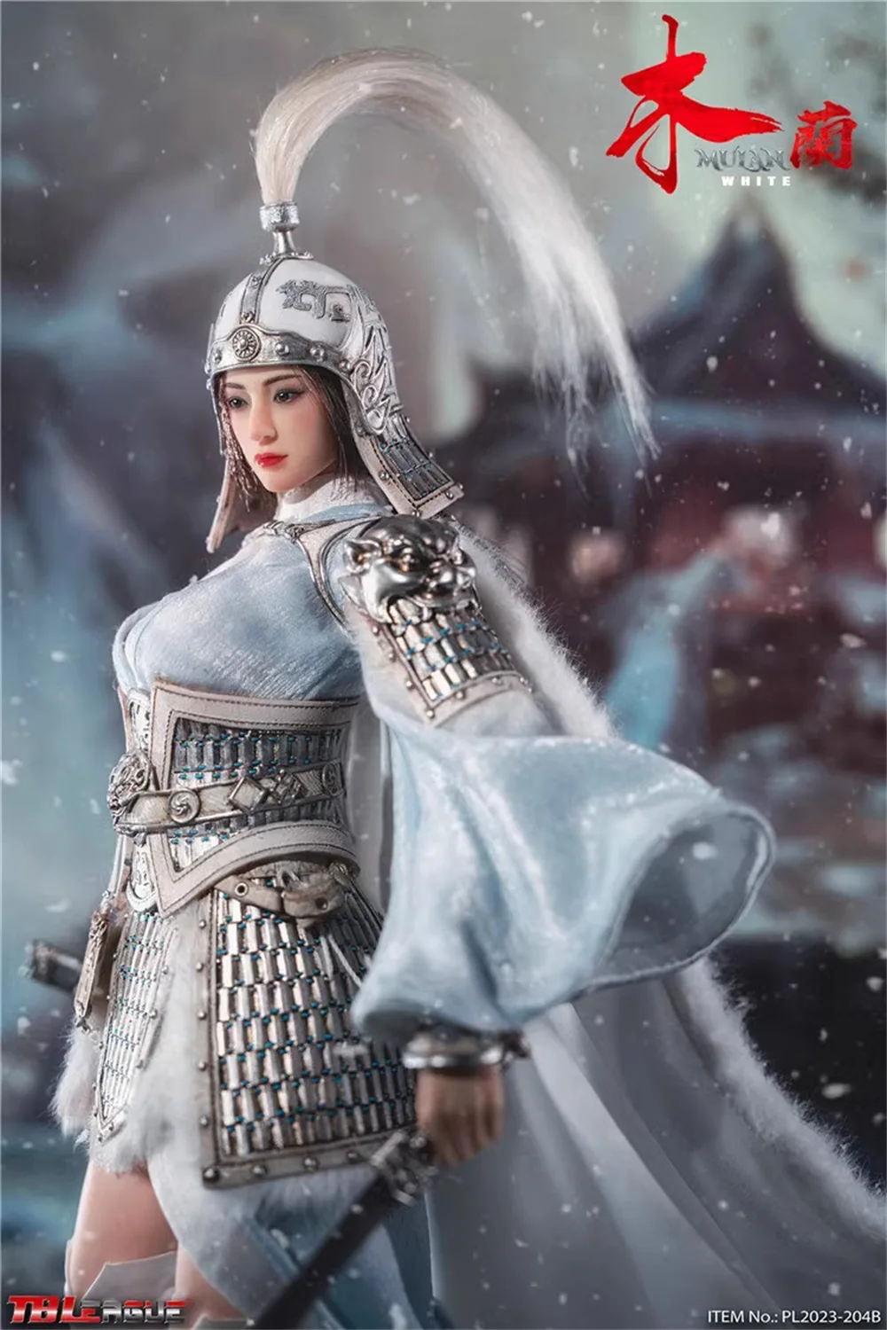 TBLeague PL2023-204B Version Blanche Princesse Femme Kokor Hua Mulan Ensemble Complet Mobile Action Figure Cadeau Pour GérStrengthening 1/6