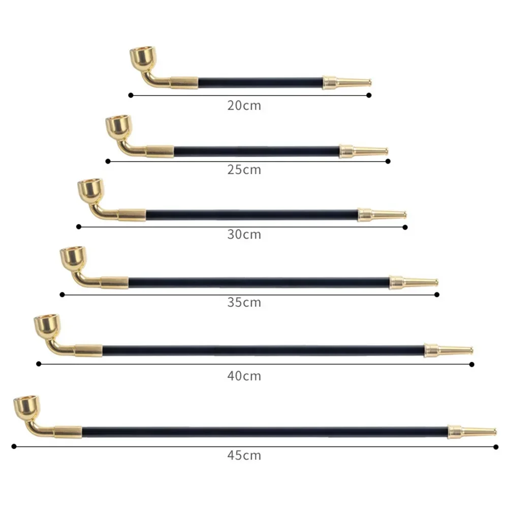 

Vintage Chinese Brass Pipe Traditional Men's Smoking Accessory, Elegant Long Stem, with Storage Bag