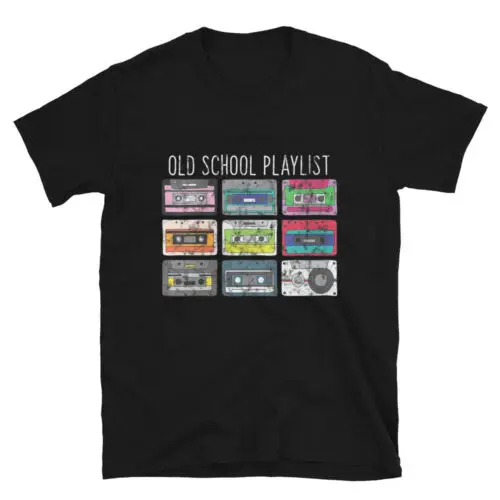 Vintage Retro Old School Playlist Mixtap Unisex T-Shirt