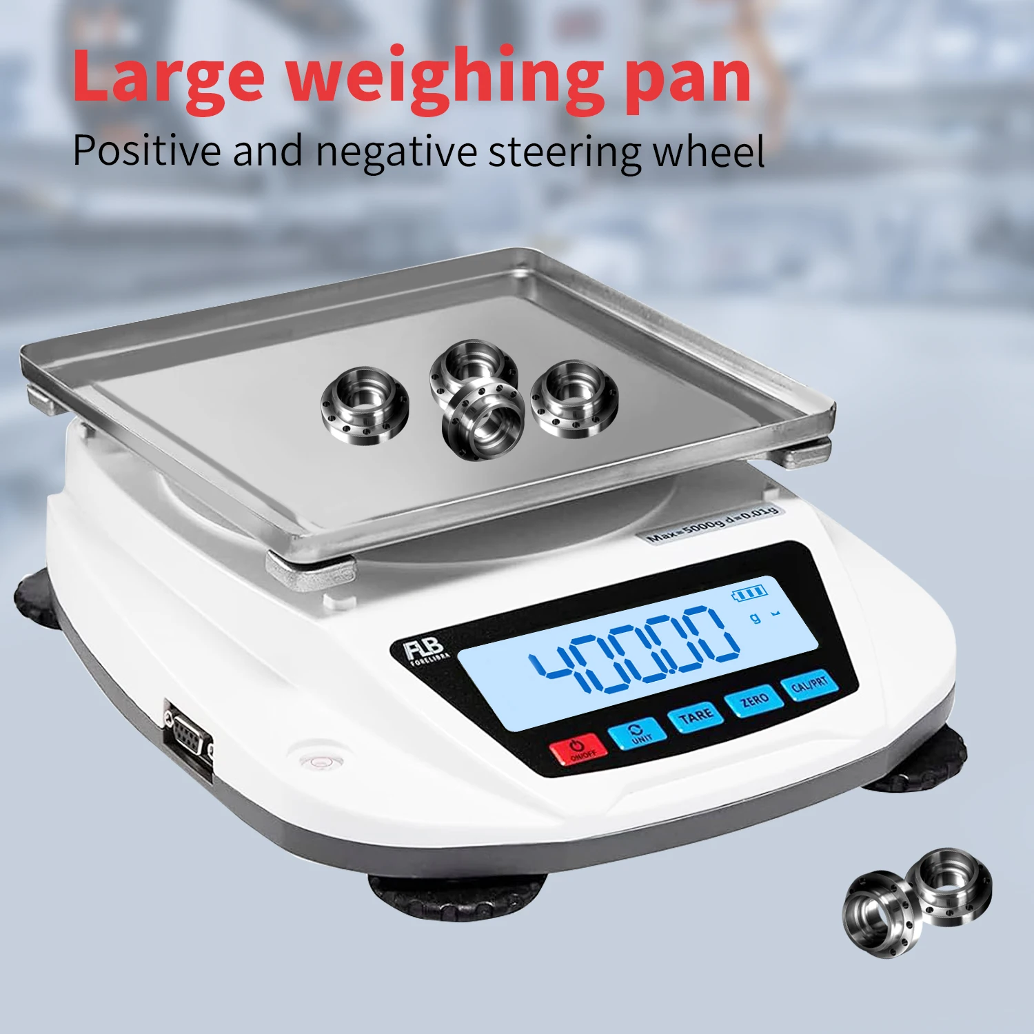 Balança analítica eletrônica de laboratório, 2kg, 3kg, 5kg, 0.01g, precisão, contagem, bascula científica, balança digital de cozinha