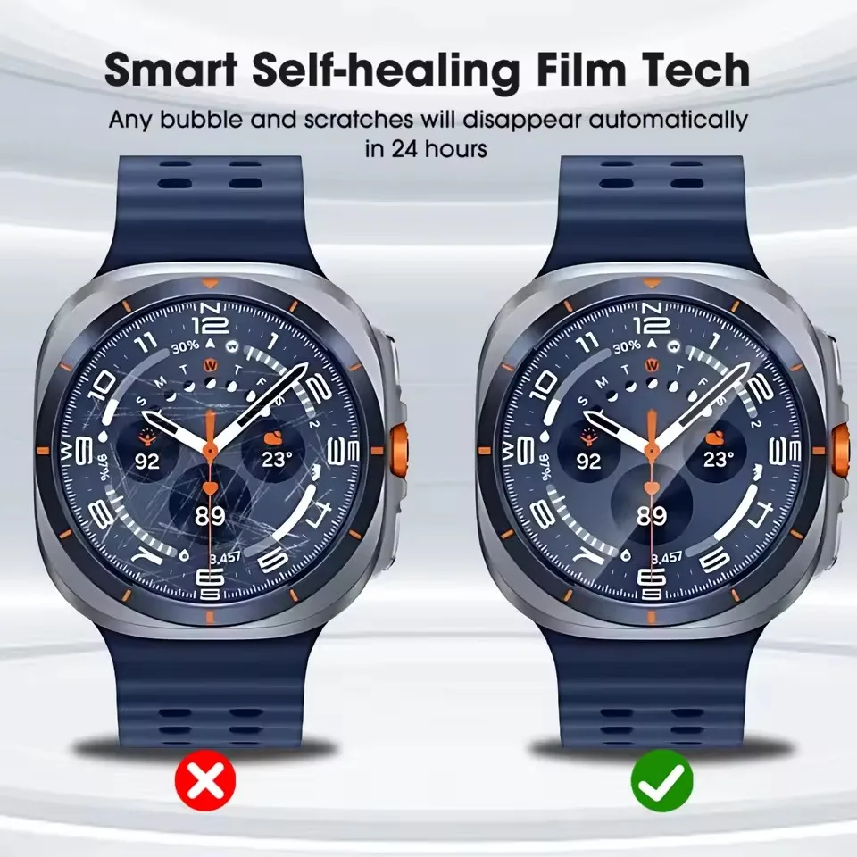 3Pcs Soft Hydrogel Film for Samsung Galaxy Watch 8 40mm 44mm Watch Ultra 47mm Watch7 6 5 4 Classic Soft Screen Protectors image 5