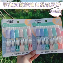 6 Pcs/set school accessories kawaii stationery back to school stationery cute school supplies glue tape roller correction tape