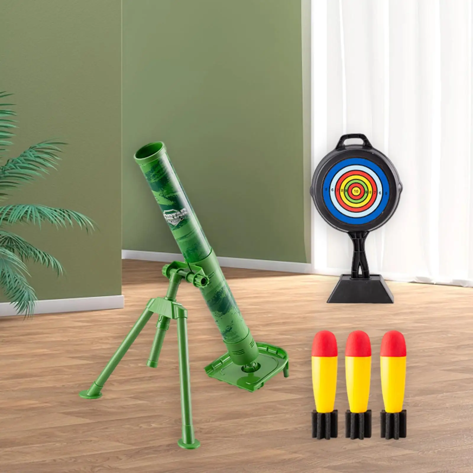 Mortar Launcher Toy Set Game for Kids Boys and Girls Festival Gifts
