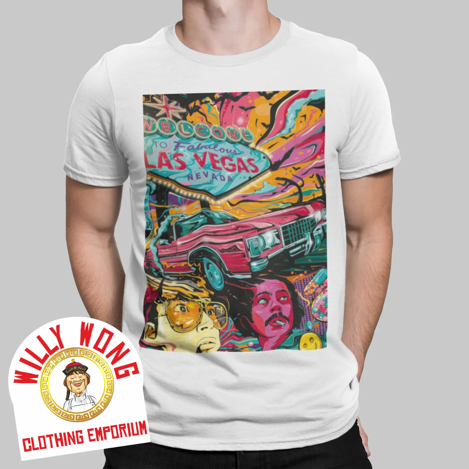 

Fear and Loathing in Las Vegas T-Shirt Psychedelic70s Retro Movie Film 90s 00s