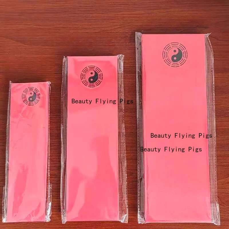 100pcs Tai Chi Bagua Dao Zi Xuan Paper Calligraphy Paper Temple Sacrificial Supplies Blessing Yellow/Red Paper Feng Shui