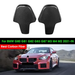 Real Dry Carbon Fiber Seat Back Cover For BMW G87 G80 F91 F92 F93 F97 F98 G42 Carbon Fiber Chair Back Cover Trim Sticker 2020+