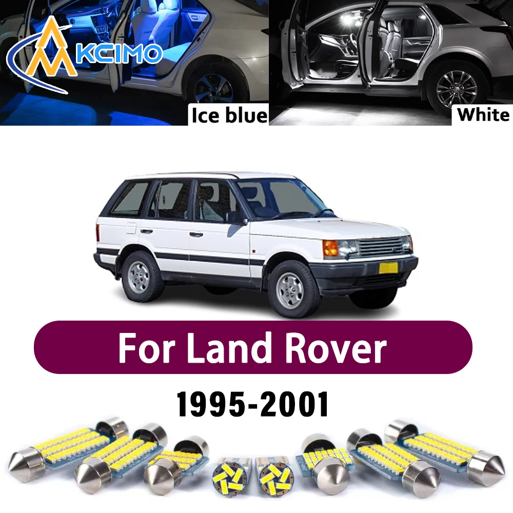 

Error Free LED Interior Light Kit for Land Rover Range Rover II 1995-2001 Premium Bright Dome Trunk Mirror Reading Lamps Canbus