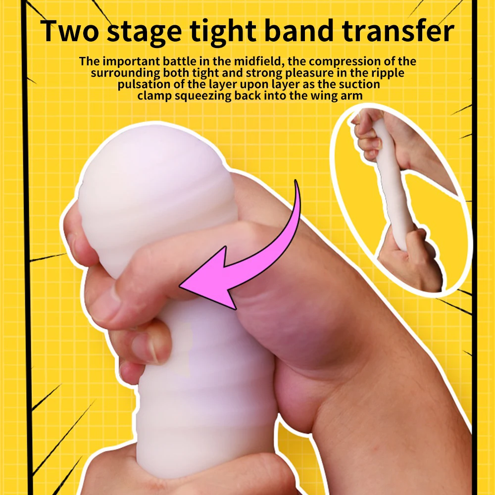 Male Masturbator Cup Sucking Transparent Realistic Vagina Vacuum Pocket Pussy Cup Glans Ball Stimulator Adults Sex Toys for Men