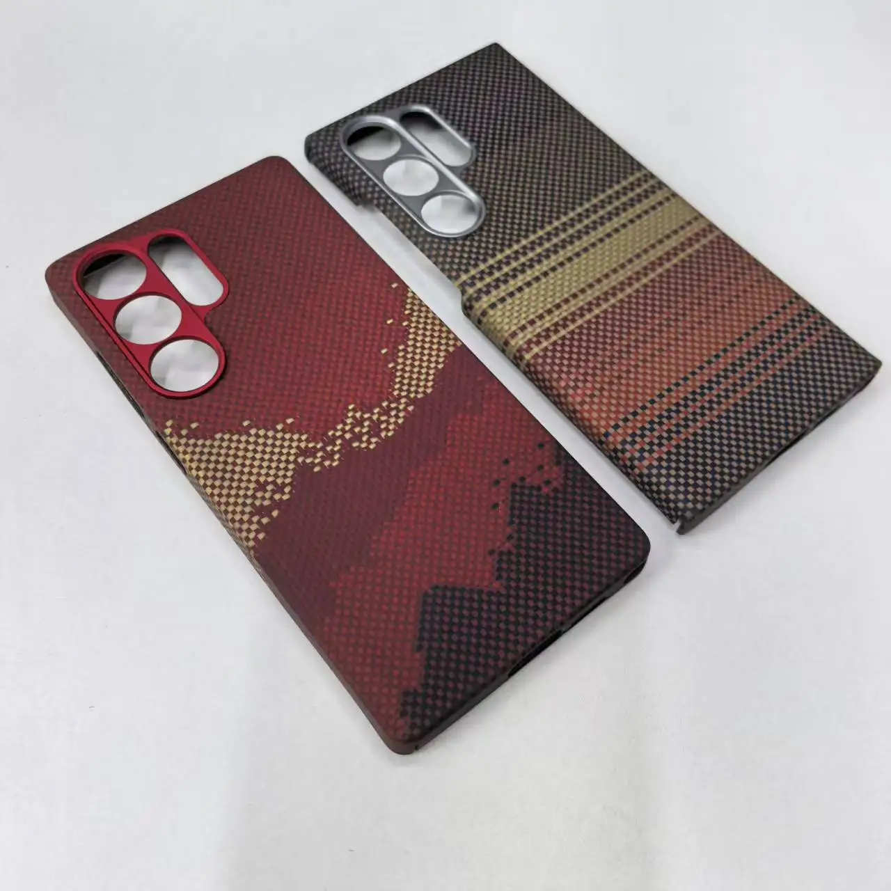 

Чехол Magsafe из углеродного волокна для Samsung Galaxy S25 Ultra S24 Ultra, чехлы с магнитным металлическим кольцом 600D, ультратонкий чехол из арамидного волокна