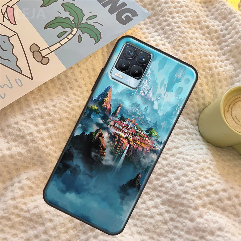 Anime Natura Landscape For Realme GT Neo 5 3T 10 Pro Plus C21Y C30 C31 C33 C35 C55 OnePlus 11 10T Nord 3 2 2T Case