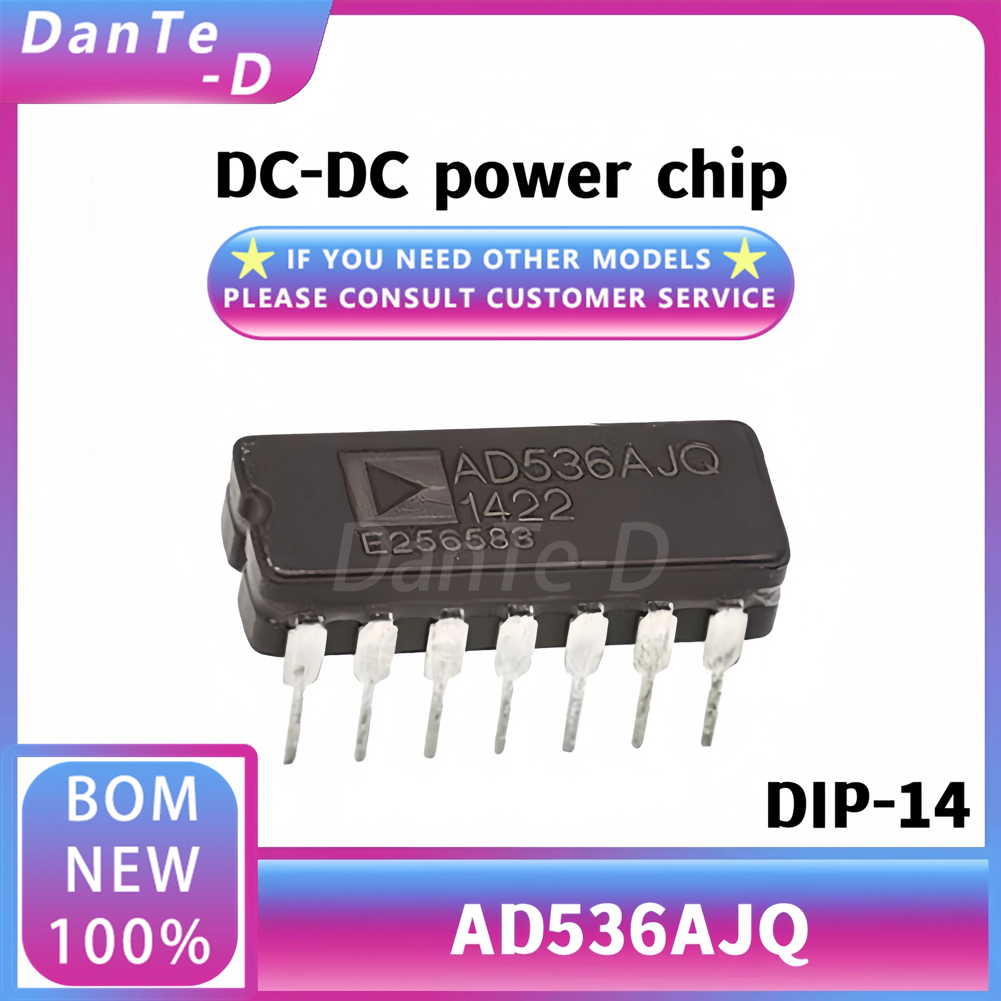 

AD536AJQ new original data converter chip IC ceramic plug-in CDIP-14