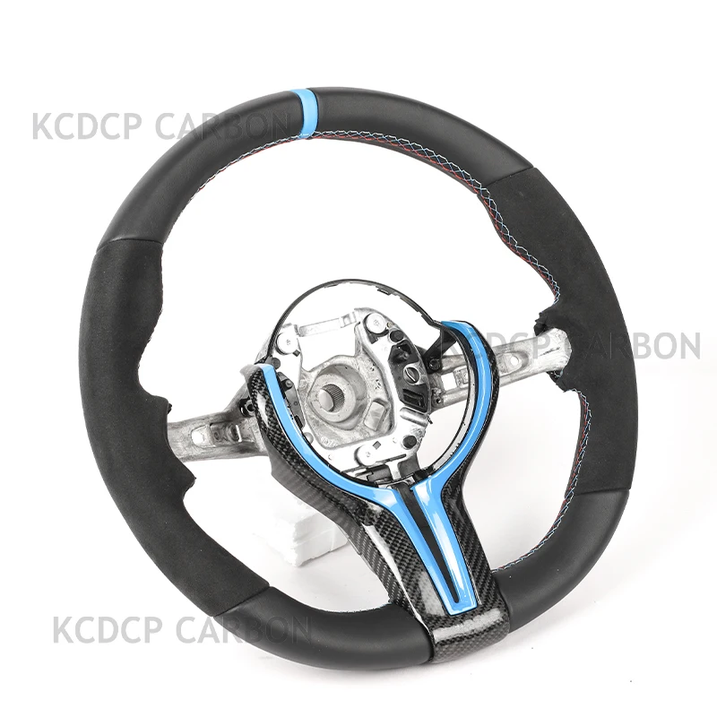 

For BMW F10 F11 F07 F18 F90 F12 F06 F13 F01 F02 F03 F20 F21 F52 F40 F22 F23 F44 F45 F46 F30 F34 F35 Full Leather Steering Wheel