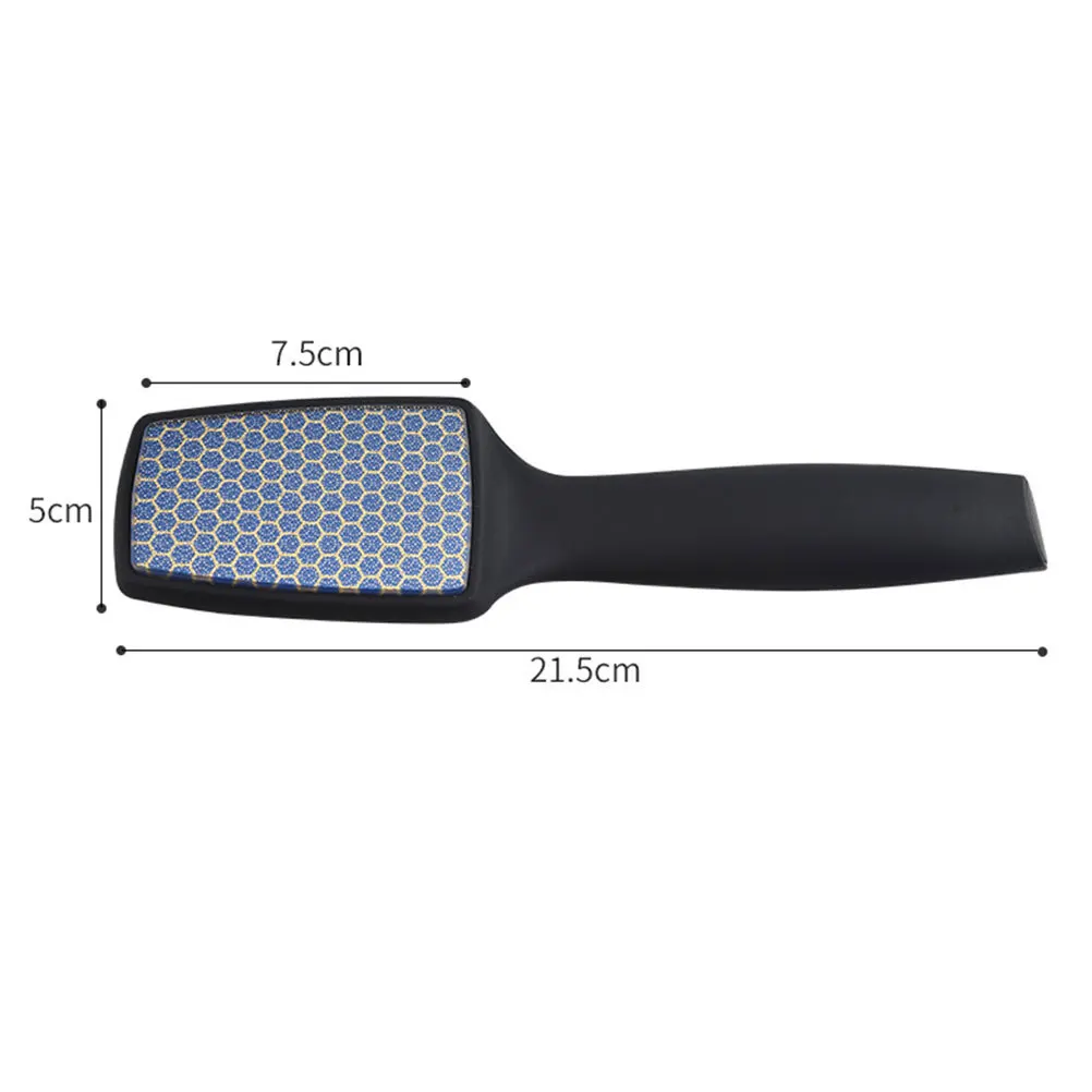 1pc Nano-Kristall Fuß Datei Für Abgestorbene Haut Entfernung Tragbare Pediküre Werkzeug Glatte Langlebig Fuß Kallus Wäscher peeling Schwarz