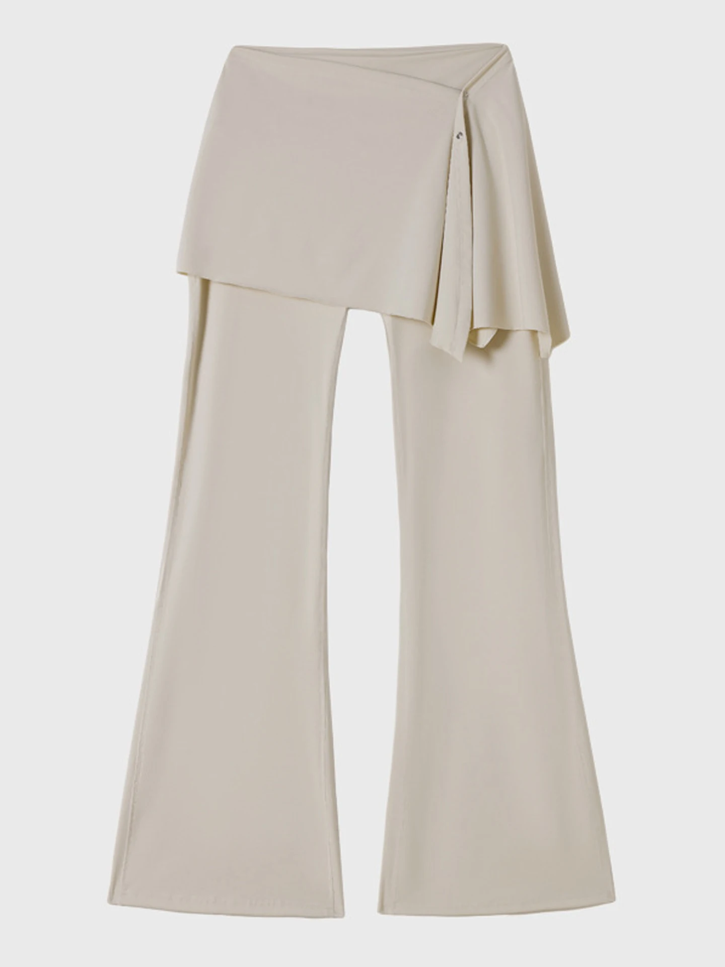 

Брюки для йоги с высокой талией, расклешенные, тонкие, облегающие, для женщин, из ледяного шелка, с эффектом подтяжки ягодиц