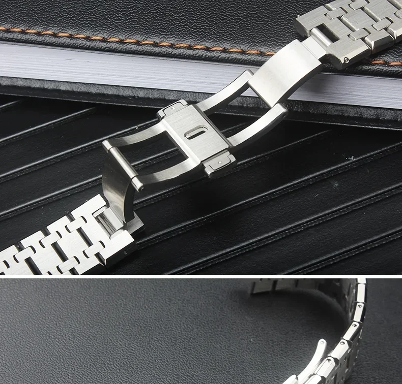 904 Massives Edelstahl-Uhrenarmband für AP 15400 15703 AP ROYAL OAK Audemars Piguet Royal Oak Uhrenarmband 28mm 26mm Herrenarmband – Detail 4