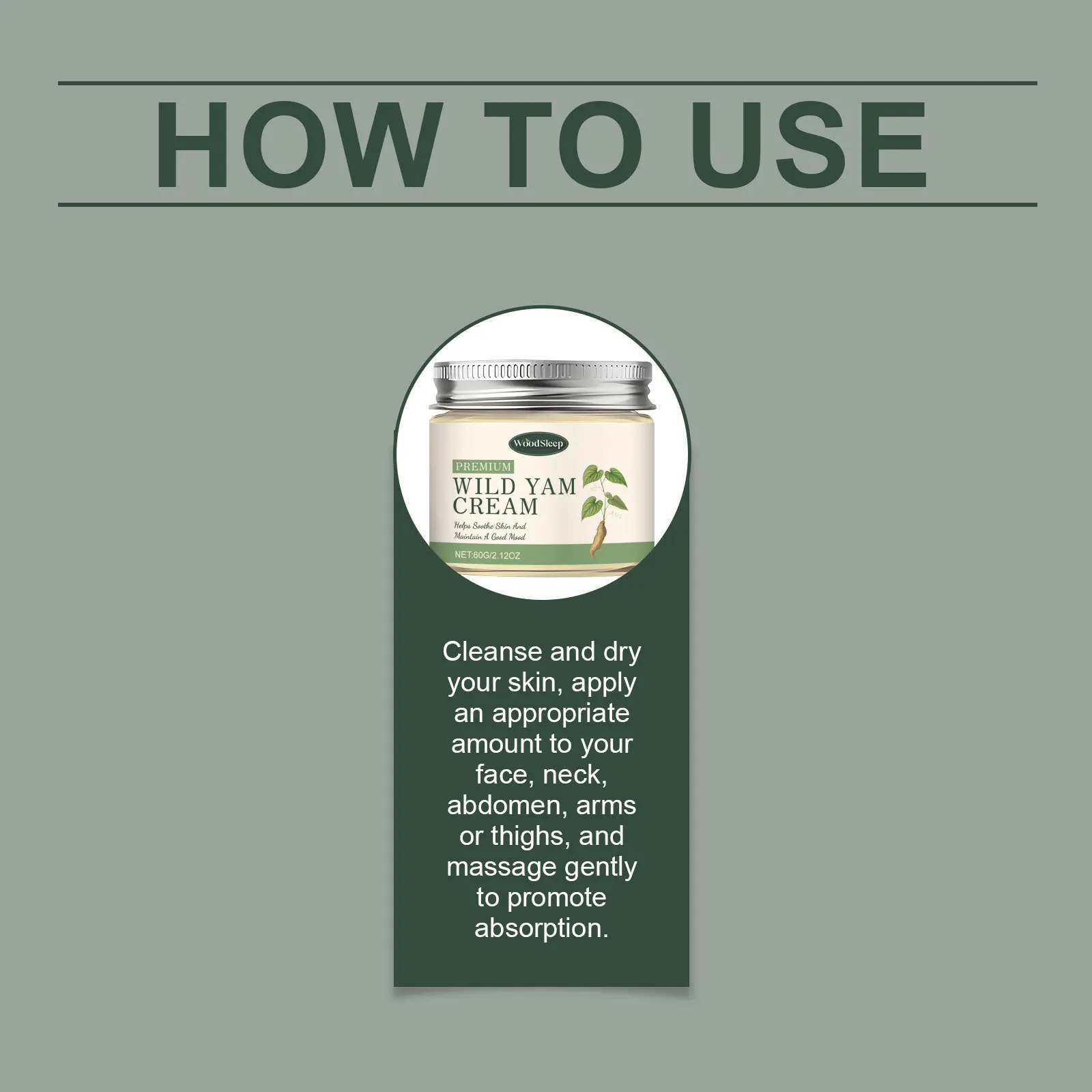 WOODSLEEP Body Care Cream Relieve Dryness Massage Epidermis Improve Roughness Enhance Elasticity Reduce Stress Body Sooth Cream