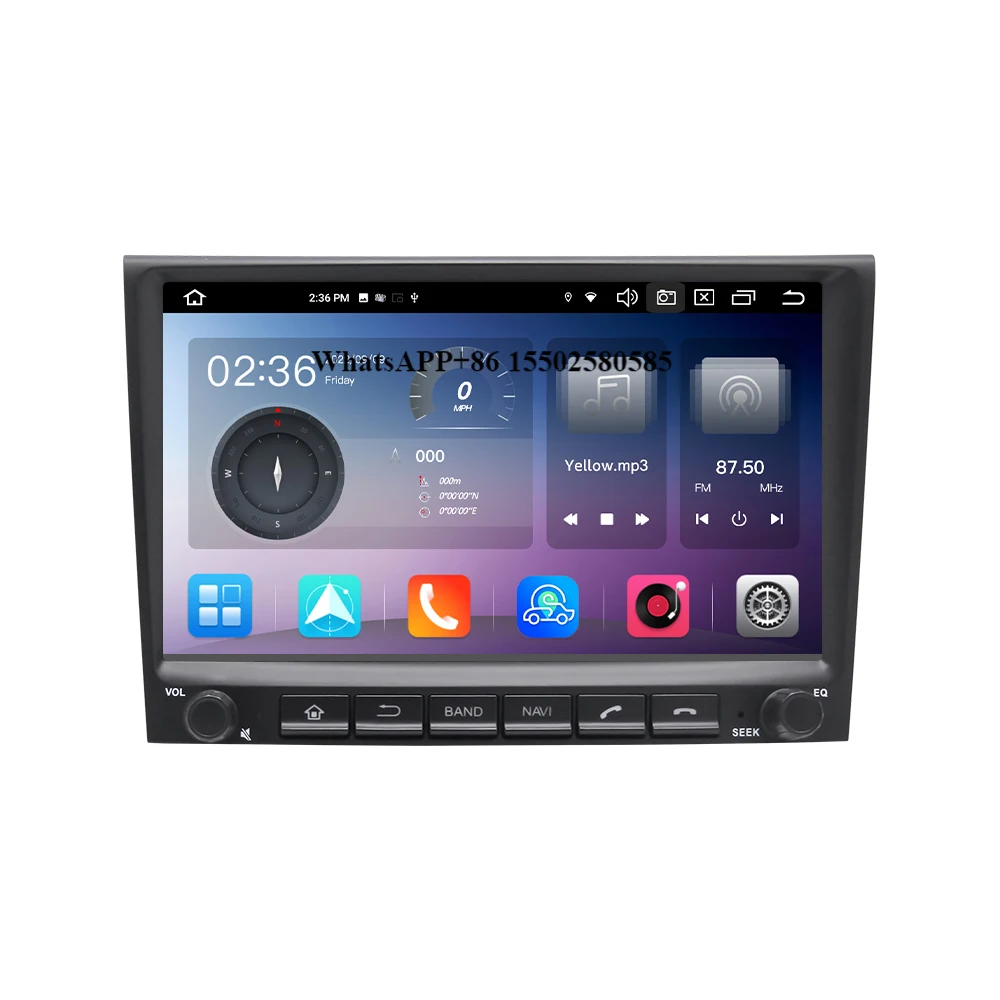 

8''7862 Android13.0 4G+64G/8G+128G Car Media Radio GPS 4G WiFi Carplay for Porsche 911 Cayman Boxster 987 997 Facelift 2005-2012