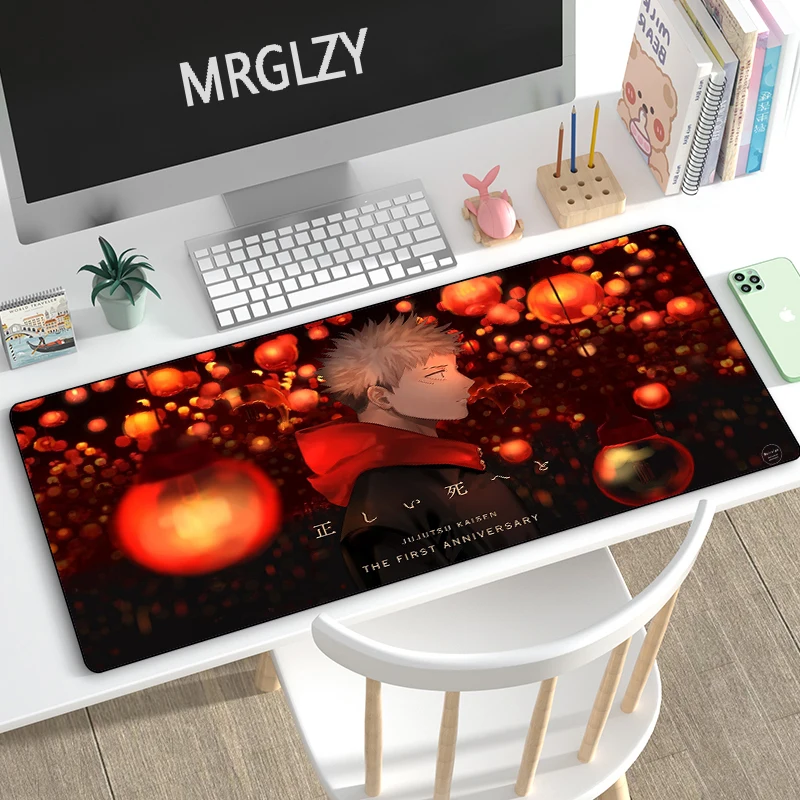 

MRGLZY 40*90CM Drop shipping Large Mouse Pad Jujutsu Kaisen MousePad Computer Gaming Peripheral Accessories Multi-size Desk Mat