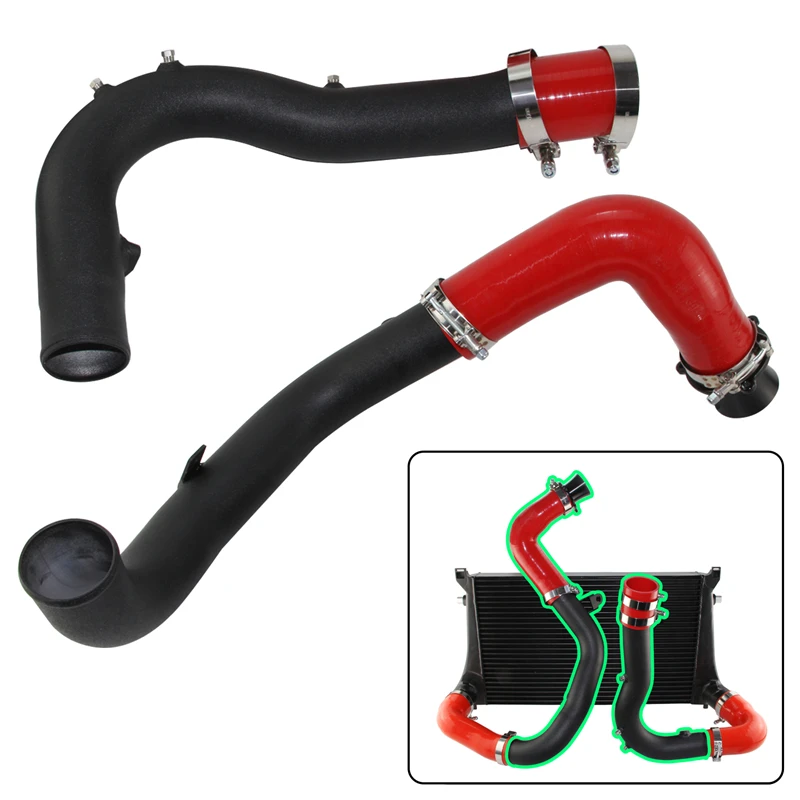 Intercooler Charge Pipe Kit For Audi A3/S3 VW Golf GTI R MK7 Gen3 EA888 1.8T 2.0T TSI MQB Ransverse Type Engine Black