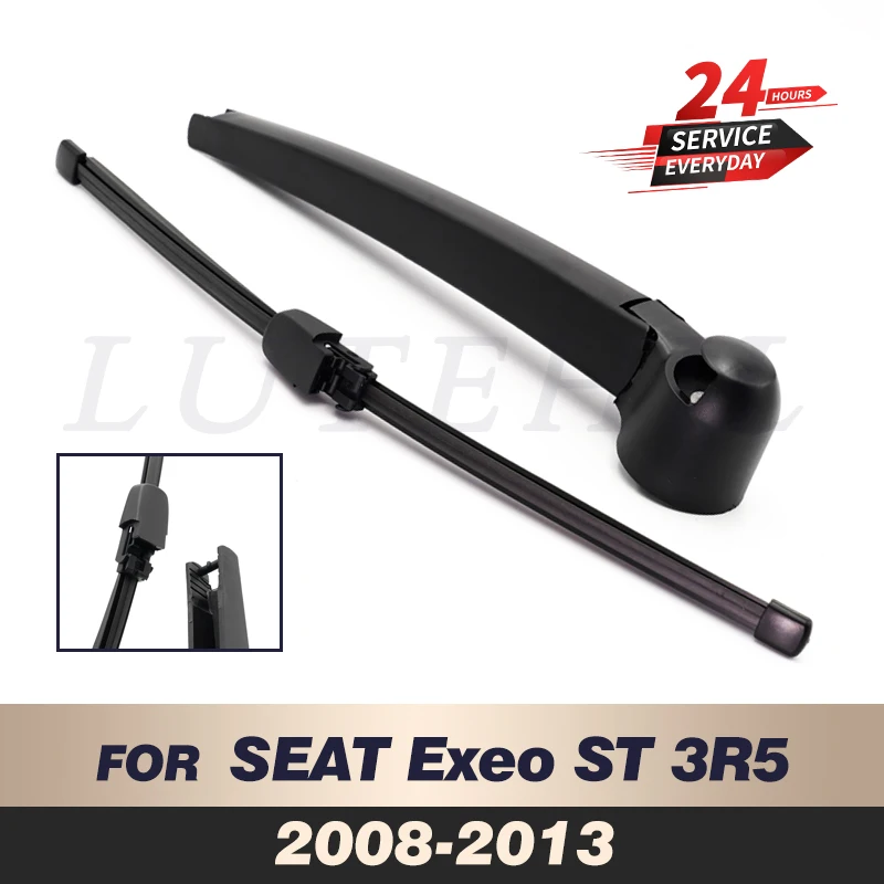 Scheibenwischer 13" Heckwischerblatt & Arm Set Kit für SEAT Exeo ST 3R5 2008 2009 2010 2011 2012 2013 Windschutzscheibe Windschutzscheibe Heckscheibe