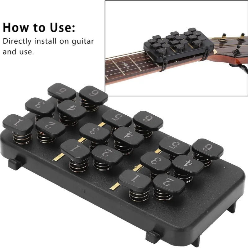 Guitar Trainer Practice Tool Beginner Teaching Aid Chord Learning Tool Chord Trainer One Click Aid