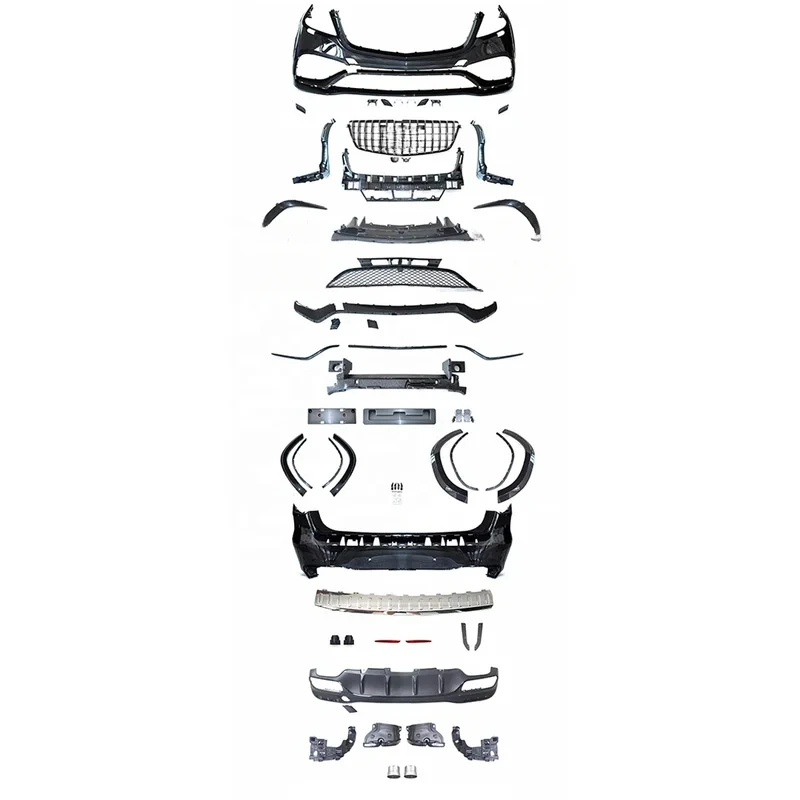 

Body Kit With Grille Front Rear Bumper Fit 2012-2015 GL400 GL500