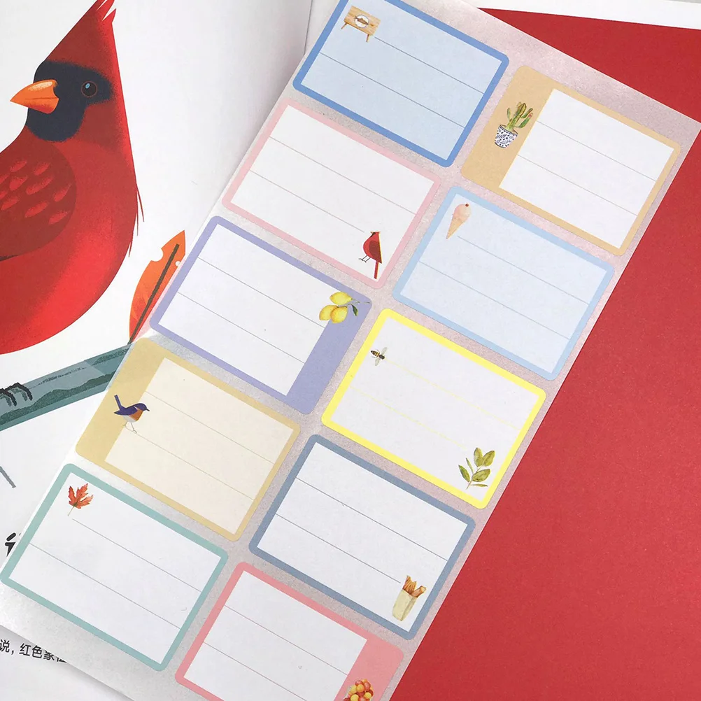 

124pcs Handwritten Box Stickers White Blank Label For Organization Marking Adhesive Labels Sticker Paper Party Decoration