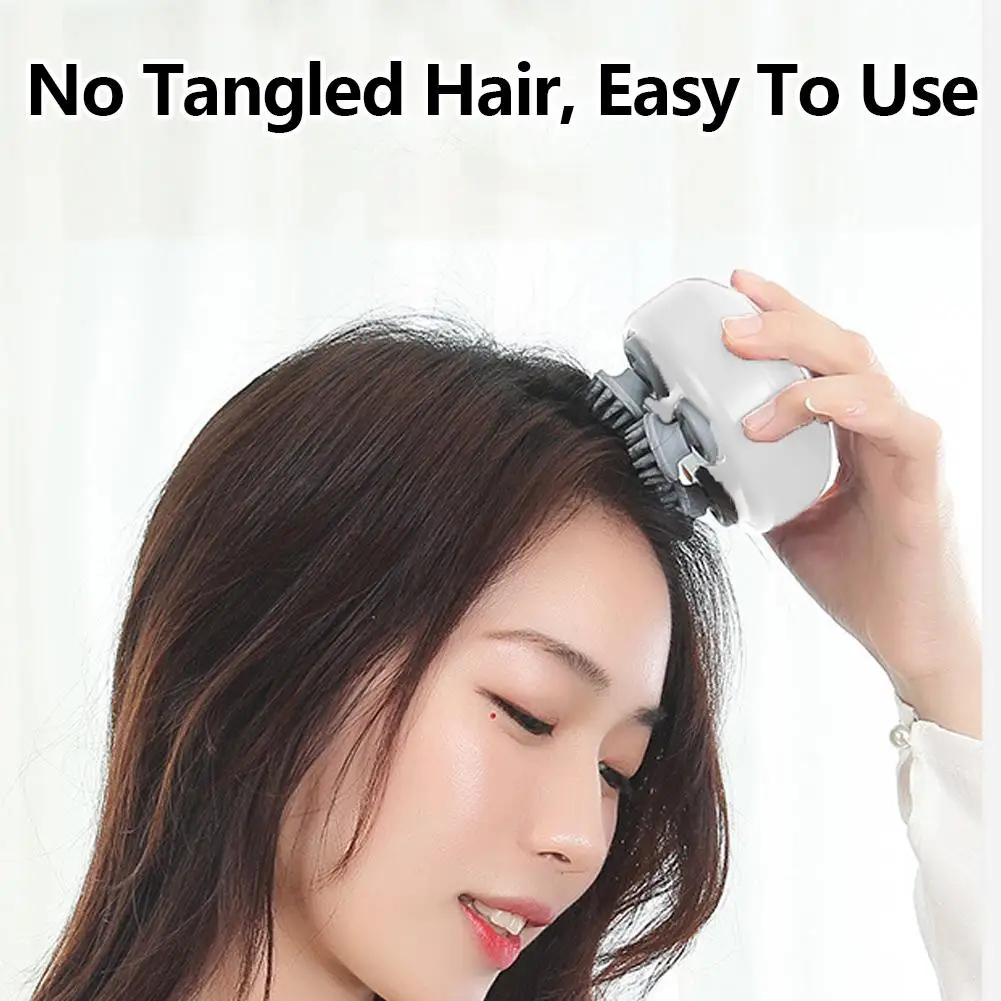 Electric Head Massager Mini Rechargeable Head Massage Device Multifunctional Electric Multi-function Scalp Massager For Hea J4S4