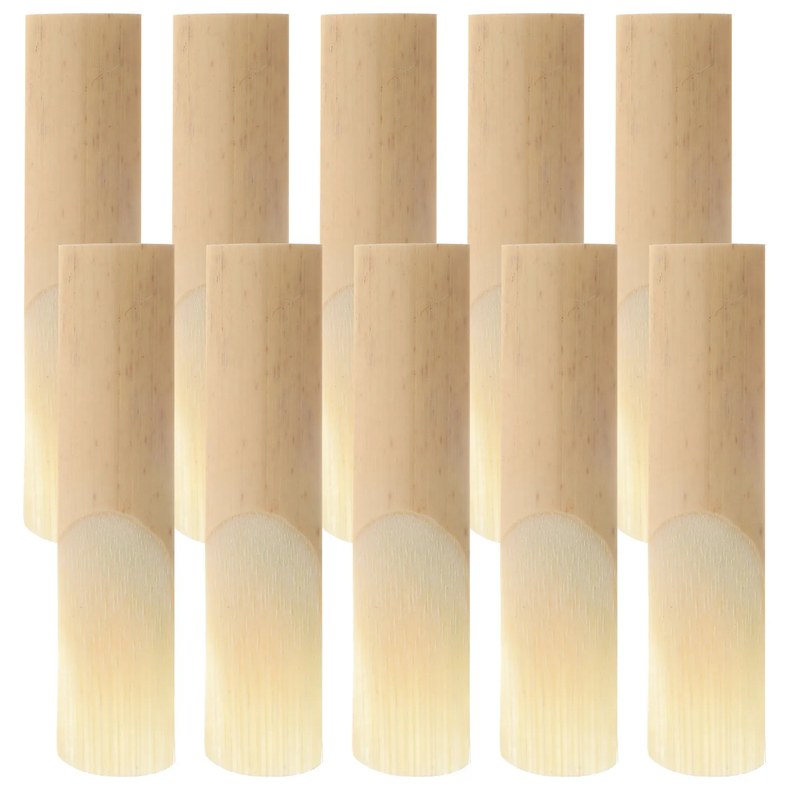 10Pcs High Quality Saxophone Reeds Sturdy Structure Good Working Performance for Practice Performance Sax Reeds