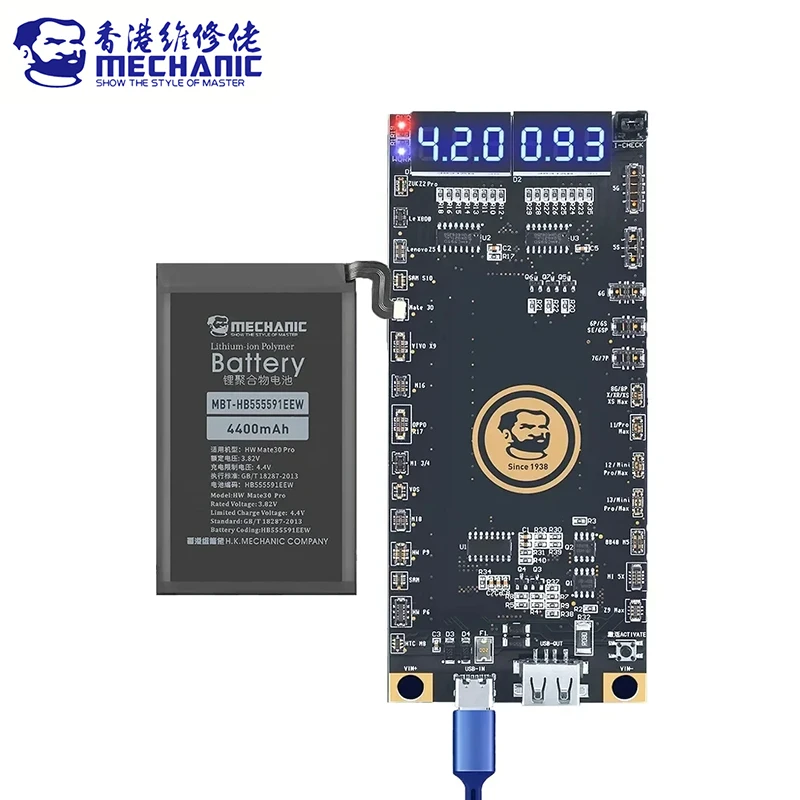 MECHANIC BA27 BA19 BA33 Battery Activation Board Suitable for IPhone 5-15PM Android Repair Battery Test Activation Board Tool