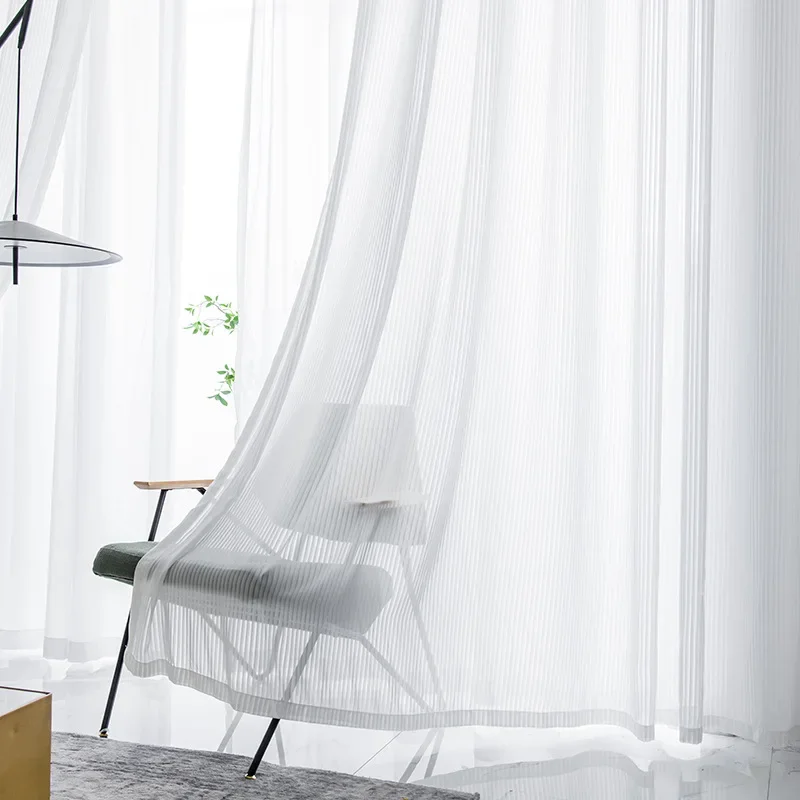 310cm Height Transparent Sheer Curtains for Living Room 4 Colors to Choose Customize Size Accepted Sheer Voile for Bedroom